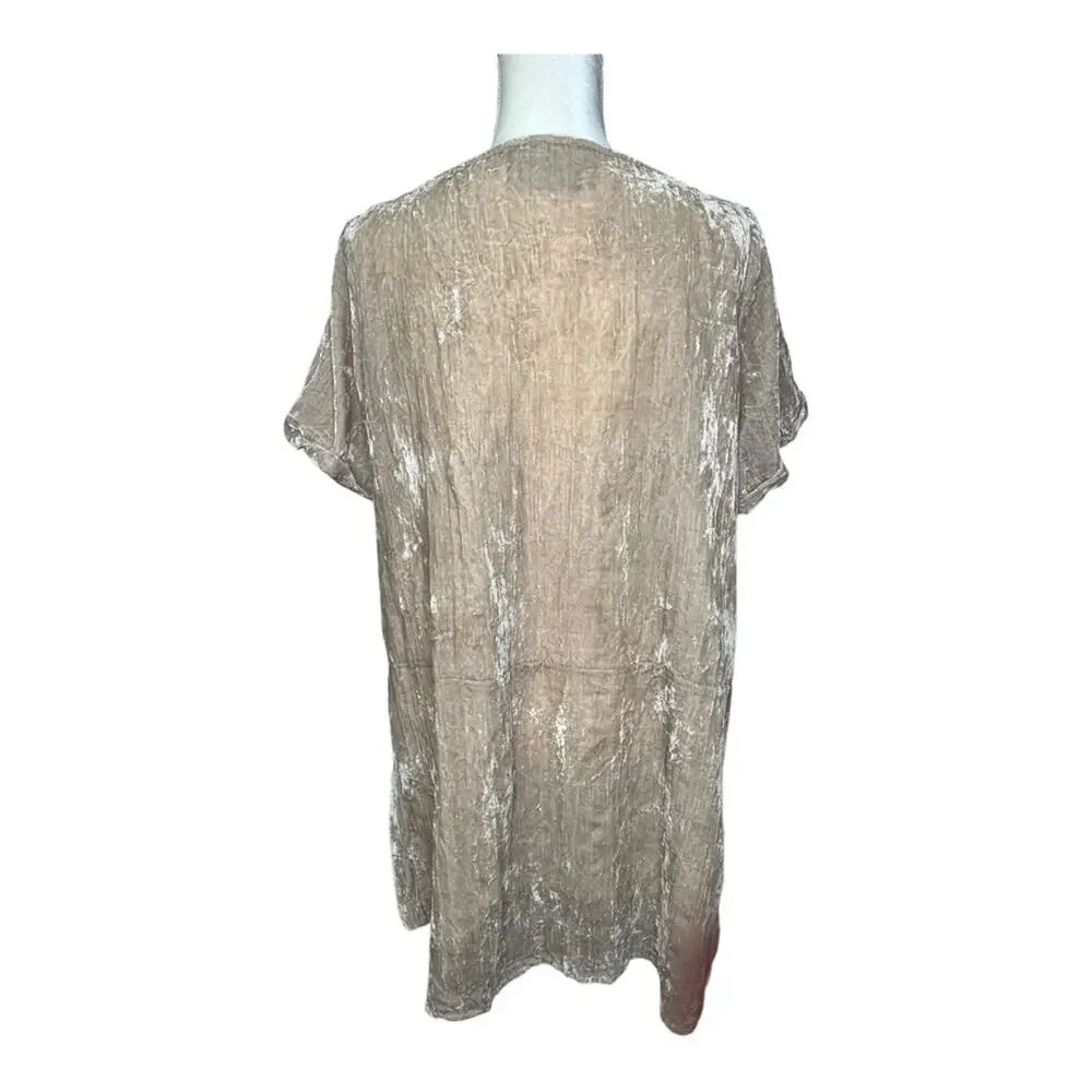 Anthropologie Soft Cream Mini Dress - Picture 3 of 4